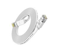 UGREEN Cavo di Rete Ethernet LAN RJ45 Gigabit Cat 6 Piatto Nucleo in Rame Puro Alta velocità 1000Mbps 250Mhz/s per Xbox Switch PS5 Router PS4 Modem-15M