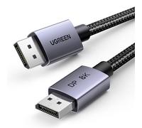 UGREEN Cavo DisplayPort 1.4 8K 60Hz 4K 240Hz, Cavo DP Certificato VESA 1.4 8K in Alluminio Maschio a Maschio HDR GSync Nylon Intrecciato Compatibile con PC, HDTV, Proiettore, Scheda Grafica (5M)