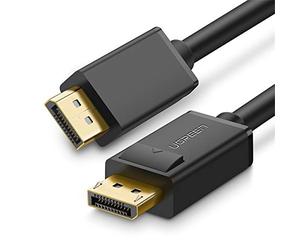UGREEN Cavo DisplayPort a DisplayPort 4K 60Hz 2K 144Hz, Cavo DP 1.2 Maschio a Maschio Supporta Scheda Grafica, PC, TV, Proiettore, Monitor ecc (1M)