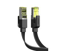 UGREEN Cavo Ethernet Cat 7 Nylon Piatto 10Gbps 600HMz, 30AWG, FTP, 20 Metri