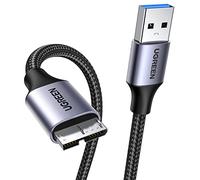 UGREEN Cavo Hard Disk Micro B a USB 3.0 A 5Gbps Cable Tipo A a B (2M)