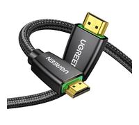 UGREEN Cavo HDMI 2.0 4K 60Hz 18Gbps Nylon Intrecciato (2M) | 3D HDR ARC Dolby Vision Compatibile con PS5 PS4 Xbox Sound Bar TV