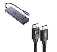 UGREEN Cavo HDMI 2.1 8K certificato e Revodok Pro 106 10Gbps Hub USB C HDMI 4K