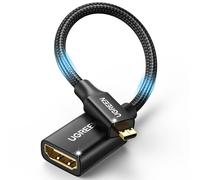 UGREEN Cavo Micro HDMI Adaptador 3D 4K 60hz Alta Velocidad Compatibile con