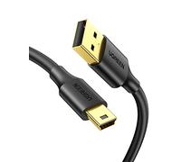 UGREEN Cavo Mini USB 2.0 A Maschio a Type B Compatibile con Fotocamere, HERO 4 Black, Smartphone, Tablet, Dischi Rigidi, Stampanti, GPS (3M)