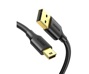 UGREEN Cavo Mini USB 2.0 A Maschio a Type B Compatibile con Fotocamere, HERO 4 Black, Smartphone, Tablet, Dischi Rigidi, Stampanti, GPS (1M)
