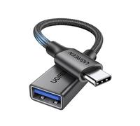 UGREEN Cavo OTG Type C a USB 3.0 Adattatore Tipo C Maschio a Femmina, Nero