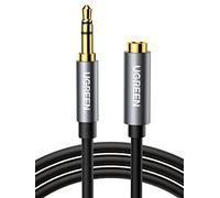 UGREEN Cavo Prolunga Audio Jack 3,5mm Prolunga Cuffie Maschio a Femmina Cavo Estensione Placcato di Oro Compatibile con Smartphone(iPhone Samsung Huawei) Tablet MP3 Player Casse ecc. (3M)
