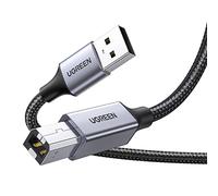 UGREEN Cavo Stampante USB 2.0 Nylon Cable Type A a Tipo B Maschio (5 M)