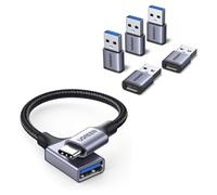UGREEN Cavo Type C a USB A 5Gbps e Adattatore USB A USB C 10Gbps 5 Pezzi | Compatibile con iPhone 17 Pro Max Air Galaxy S26 Huawei Xiaomi Macbook 2026 iPad