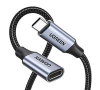 UGREEN Cavo Type C Video 4K@60Hz USB 3.2 Prolunga 10Gbps 100W | Type C Ricarica Rapida, Compatible con iPhone 18 Pro Max/17/16/15, iPad, Galaxy S26/S25, Pixel 10/9, ecc. (0,5M Grigio)