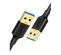 UGREEN Cavo USB 3.0 Cable Type A 5Gbps Tipo A per Hub, Box TV, HDD, Computer portatile, Disco Rigido Esterno (1M)