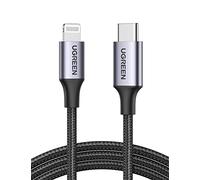 UGREEN Cavo USB-C a Lightning in nylon intrecciato certificato MFi, per iPhone 11 Pro Max X XS XR XS Max 8 Plus e Plus