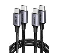 UGREEN Cavo USB C a USB C 60W 2 Pezzi Ricarica Rapida, Cavo USB Tipo C Compatible con MacBook Pro/Air M1 Chip, iPad Pro/Air/Mini, Galaxy S23/S23+/S23 Ultra/S22/S21, ecc 2M