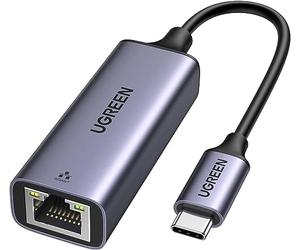 UGREEN CM199-50737B - Adattatore USB C a 10/100/1000Mbps RJ45 Gigabit Ethernet, colore: Grigio spaziale