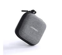 UGREEN Custodia Rigida per Auricolari Borsa per Accessori Elettronici in EVA Impermeabile Antiurto Organizzatore Compatible with Airpods Cavi USB Pen Drive Scheda di Memoria Moneta (grigio)