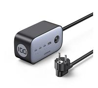 UGREEN DigiNest - Cubo 6 in 1, multipresa USB, 2 prese con 100 W, 4 porte USB C e USB, multipresa elettrica con interruttore e cavo di alimentazione da 1,8 m