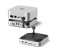 UGREEN Docking Station Compatibile con Mac Mini M4 e M4 Pro Hub USB C Supporto con Alloggiamento M.2 NVME SSD DisplayPort 4K 240Hz 144Hz USB 3.2 4A1C 10Gbps SD TF Slot 3.5mm Aux