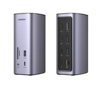 Ugreen USB-C Docking Station 12-in-1 Cablato Argento