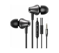 UGREEN EP105 - Microfono integrato, Controllo del volume, Driver da 10 mm CUFFIE, Nero, Argento
