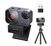 UGREEN FineCam Pro 4K Webcam 30FPS 1/2" Sensore Controllo Gestuale AI | Antirumore AI 7 Filtri 2 Microfoni PDAF Autofocus per Windows macOS Linux Streaming Teams YouTube Skype Zoom