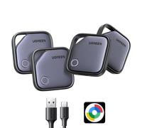 UGREEN FineTrack G Smart Finder Solo per Android 4 pezzi | Ricarica USB-C, Localizzatore Bluetooth, Compatible con Google Find Hub, per Chiavi Bagaglio Bicicletta Zaino Borsa