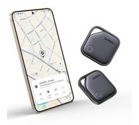 UGREEN FineTrack S Smart Finder Tag Compatibile con Samsung 2 pezzi | SmartThings, Localizzatore Bluetooth, Batteria da 18 Mesi, Compatibile con SmartThings per Portafogli Chiavi Bagagli e Borse