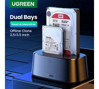 UGREEN HDD Docking Station SATA a USB 3.0 adattatore per 2.5 3.5 SSD Disk Case HD Box Dock Hard Drive Enclosure Docking Station
