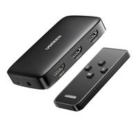 UGREEN HDMI Switch 4K 3 Ingressi 1 Uscita Switcher UHD 3D Splitter 4K | Compatibile con Telecomando Supporta TV Stick, HDTV, Laptop, PC, Console di Gioco, PS5 PS4, X-Box, Lettore Blu-Ray ecc