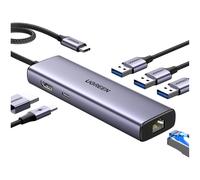 Ugreen Hub 6-in-1 USB C 4K 3 x SuperSpeed 3.0+ 1 USB-C 15598