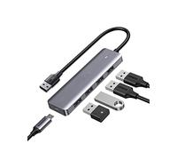UGREEN Hub USB 3.0 4 Porte, Adattatore Multiporta 5Gbps per PC, PS5, MacBook PRO Air, Xbox X/S, PS4, XPS 15, Compatibile con Hard Disk, Mouse, Tastiera, Chiavetta, Stampante
