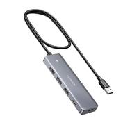 UGREEN Hub USB 3.0 5Gbps Adattatore Sdoppiatore Multipresa per PC, iMac, Mac Mini, XPS 15, PS5 Compatibile con Disco Rigido, Mouse, Tastiera, Chiavetta, Stampante, 60CM
