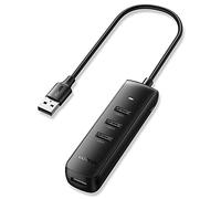 UGREEN Hub USB 3.0 Alimentato, Adattatore USB 3.0 a 4 Porte Compatibile con PS4, MacBook, Surface Pro, iMac, Mac Mini, XPS 15, PC e Altri Laptop
