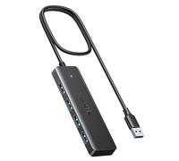 UGREEN Hub USB 3.0 con 4 Porte Sdoppiatore Adattatore Multiporta Alta velocità 5Gbps Compatibile con MacBook PRO Air iMac Surface XPS PC Laptop Disco Rigido Tastiera PS5 (60cm)