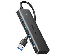 UGREEN Hub USB 3.0 con 4 Porte Sdoppiatore Adattatore Multiporta Alta velocità 5Gbps Compatibile con MacBook PRO Air iMac Surface XPS PC Laptop Disco Rigido Tastiera PS5 (15cm)