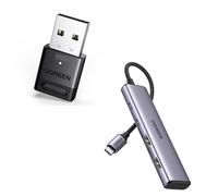 UGREEN Hub USB C 3.0 5Gbps Adattatore Dongle Type C UGREEN Bluetooth USB 6.0 Adattatore per PC Dongle Chiavetta