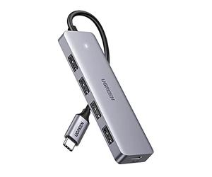 UGREEN Hub USB C 4 Porte 5Gbps Dongle Adattatore Type C OTG Per iPhone 17 Pro Max Air, MacBook Pro Air M3 M2 M1, Galaxy S24 Ultra, Surface (15cm)