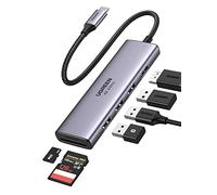 Ugreen CM511 5-in-1 Adapter USB-C Hub to 3x USB3.0 + HDMI + TF/SD Gray 60383