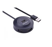 UGREEN HUB USB2.0 - 4 Porte USB2.0- 1m (Black)