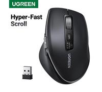 UGREEN Hyper-Fast Scroll Mouse Wireless Bluetooth 5.4 2.4G ergonomico 5000DPI per MacBook Tablet laptop Computer PC Mouse