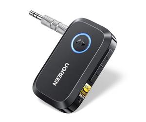 UGREEN LDAC Ricevitore Bluetooth 6.0 Jack Aux Bluetooth Auto Hi-Res Audio | con Microfono Incorporato e Cavo per Auto Altoparlante Domestico Amplificatore 17h di Autonomia