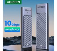 UGREEN M.2 NVMe SATA SSD Enclosure Adapter 10Gbps USB 3.2 Gen2 USB C custodia esterna supporta chiavi M e B & M