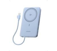 UGREEN MagFlow Air Qi2 15W Batteria Esterna Ultrasottile 10000mAh Cavo USB C PD 30W Compatibile con MagSafe per iPhone 17 16 15 14 13 12 Air Plus Pro Max Power Bank Carica Magnetica (Blu)