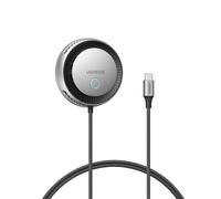 UGREEN MagFlow Pro Caricatore Wireless iPhone Magsafe, Qi2 25W Certificato Ricarica Rapida, Raffreddamento MAX con TEC Cooling e Ventilatore Integrato, Compatibile con iPhone 17 16 15 14 13 12