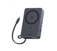 UGREEN Magflow Qi2 25W Power Bank Magsafe 10000mAh USB C PD 30W (Grigio)