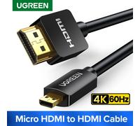 Ugreen Micro HDMI 4K/60Hz effetto 3D Micro Mini HDMI a cavo HDMI maschio a maschio per proiettore GoPro Sony 1m 1.5m 2m 3m Mini HDMI