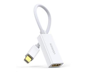 Ugreen, mini porta display HDMI, adattatore mini DP spina HDMI, presa, convertitore, 1080P, per Macbook Air, Macbook Pro, iMac, Macbook Air, Mac Mini, Lenovo Thinkpad ecc., colore bianco