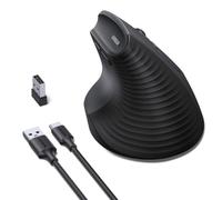 UGREEN Mouse Verticale Wireless Mouse Ergonomico Bluetooth Ricaricabile | 4000 DPI Silenzioso Compatibile con Computer Laptop Windows macOS Linux