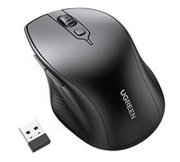 UGREEN Mouse Wireless Ergonomico, Bluetooth 5.0 e 2,4 GHz, Mouse Silenzioso 4 Livelli DPI 4000 Max per PC/Mac/Laptop, Windows, macOS e Linux