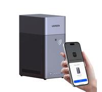 UGREEN NASync DH2300 NAS desktop a 2 alloggiamenti, LAN 1 GbE, 4 GB RAM, connessione NFC One-Touch, album fotografico AI, sistema NAS facile da usare per casa e ufficio (senza dischi)